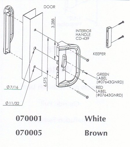 Pella Patio Door Parts List