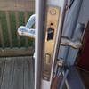 Larson handle with latch and deadbolt 