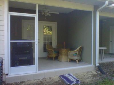 screened in patio